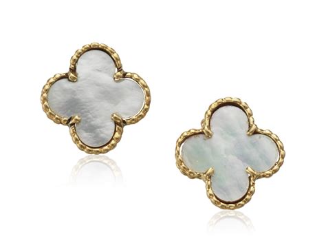 Ban cleef and arpels matic alhamnra earrings